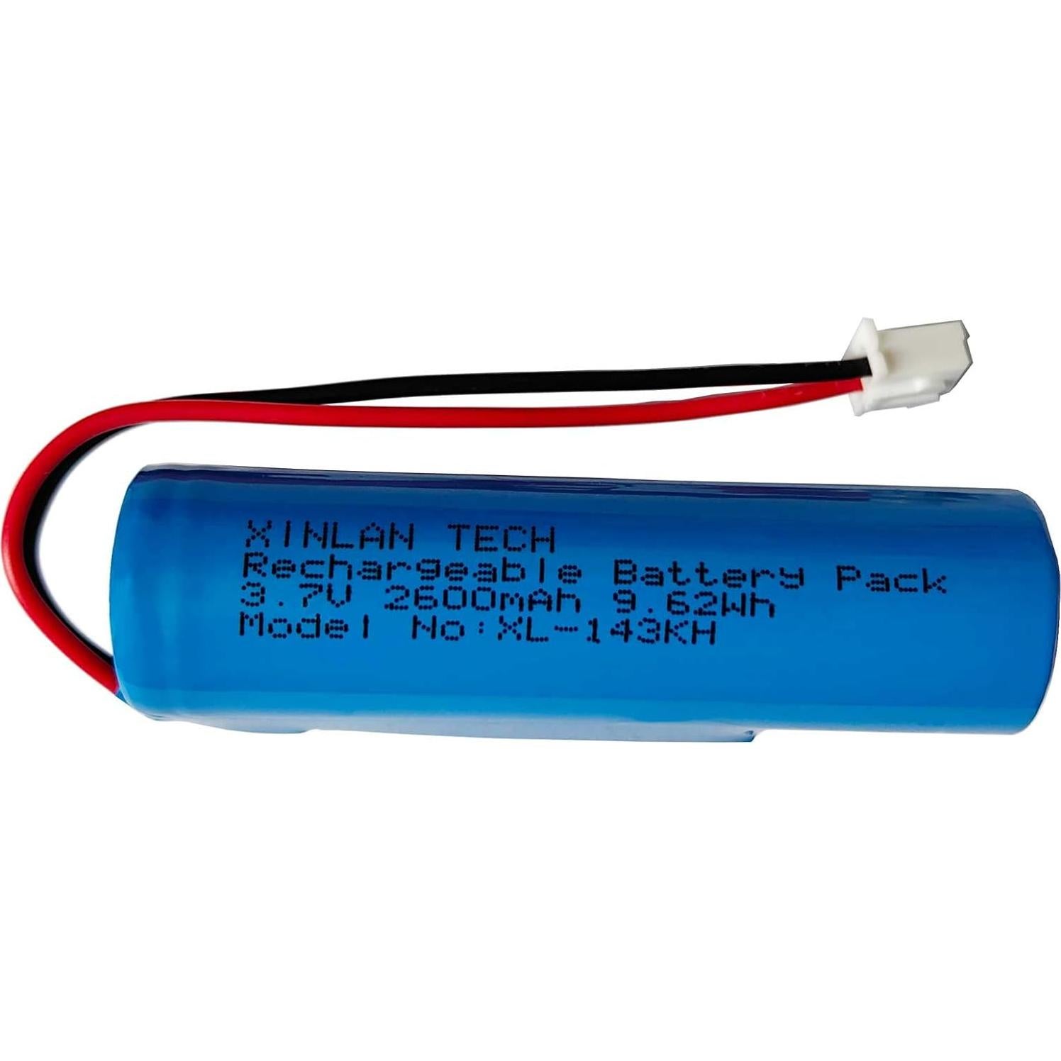 Batería recargable Li-ion 3.7V 2600mAh 18650 XINLANTECH - Paquete de 2