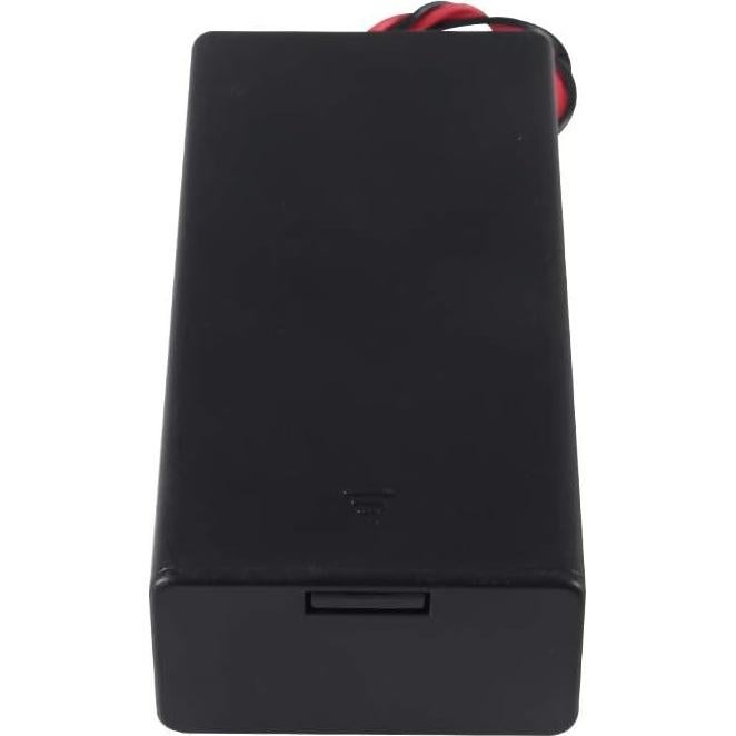 Caja de Almacenamiento para 2 Baterías 18650 Aoicrie con Interruptor