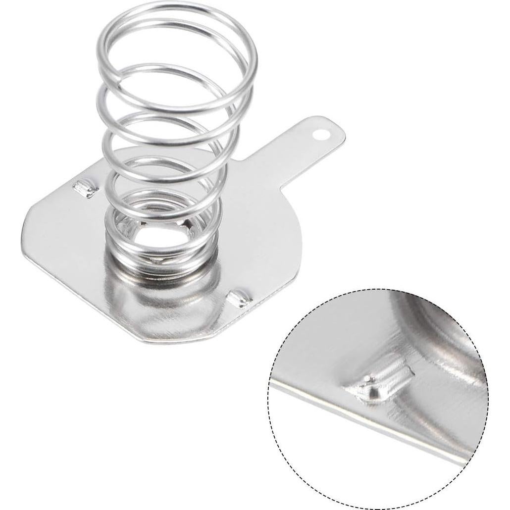 Placa de Contacto de Batería 18650 uxcell - 20 Pares 16.5x16mm