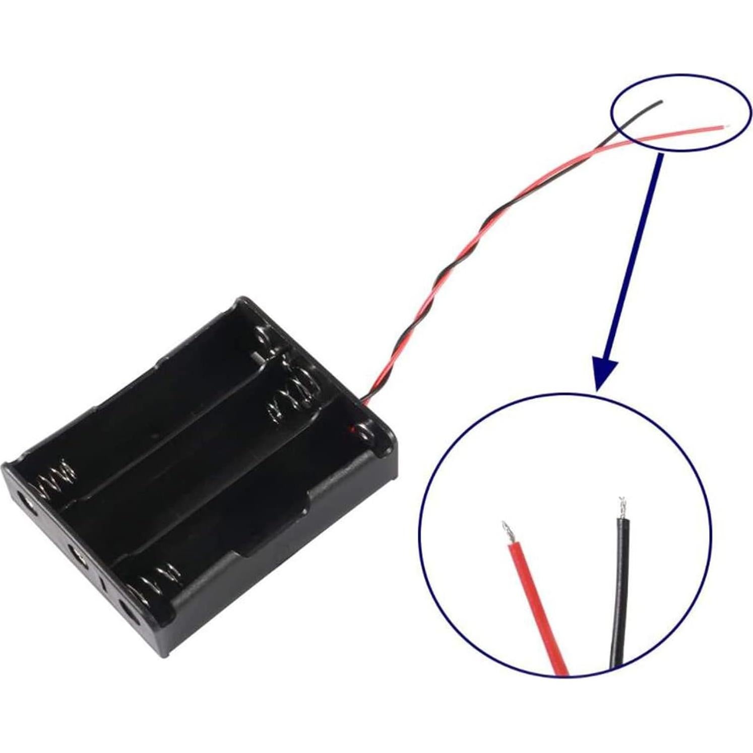 Kit Soporte de Batería 18650 1/2/3/4 Ranuras AEDIKO