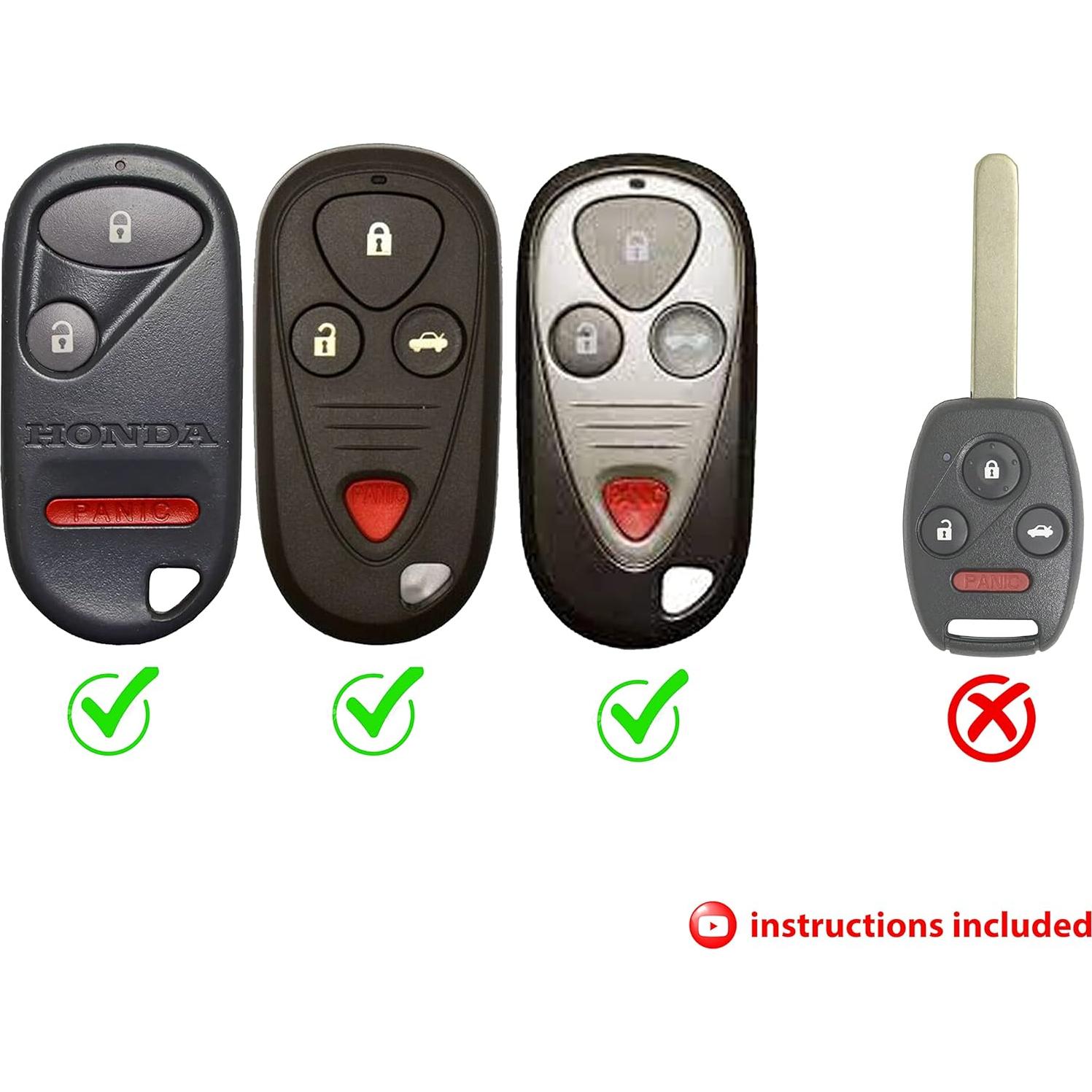 Paquete de 2 Baterías CR2025 OEM Honda Acura + Herramienta