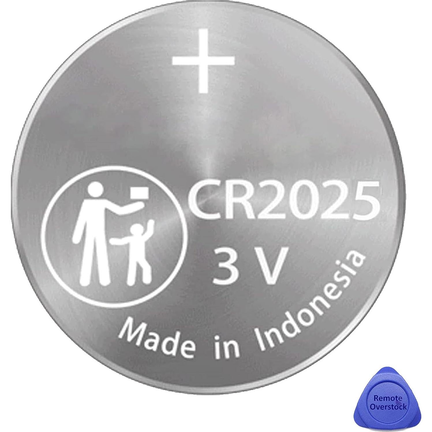 Paquete de 2 Baterías CR2025 OEM Honda Acura + Herramienta