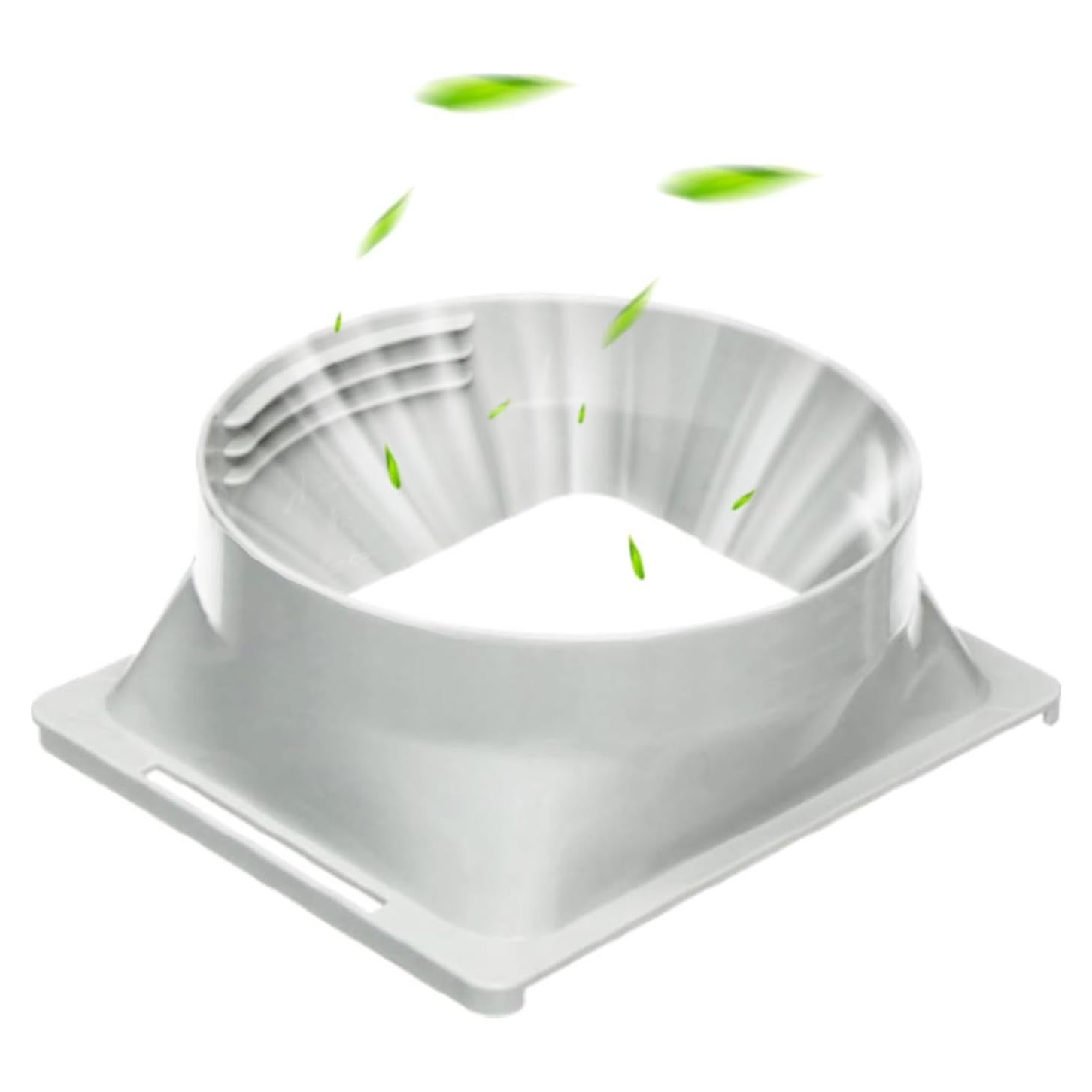 Acoplador Cuadrado a Redondo Kifiray 5.9cm para A/C