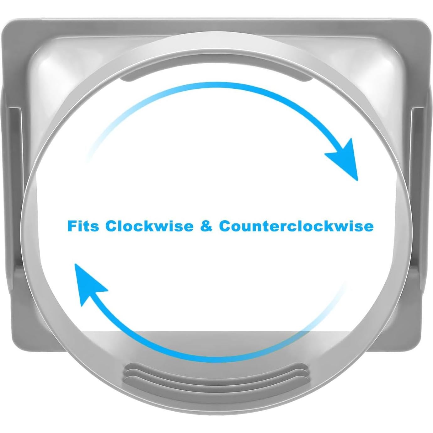 Acoplador Cuadrado a Redondo Kifiray 5.9cm para A/C