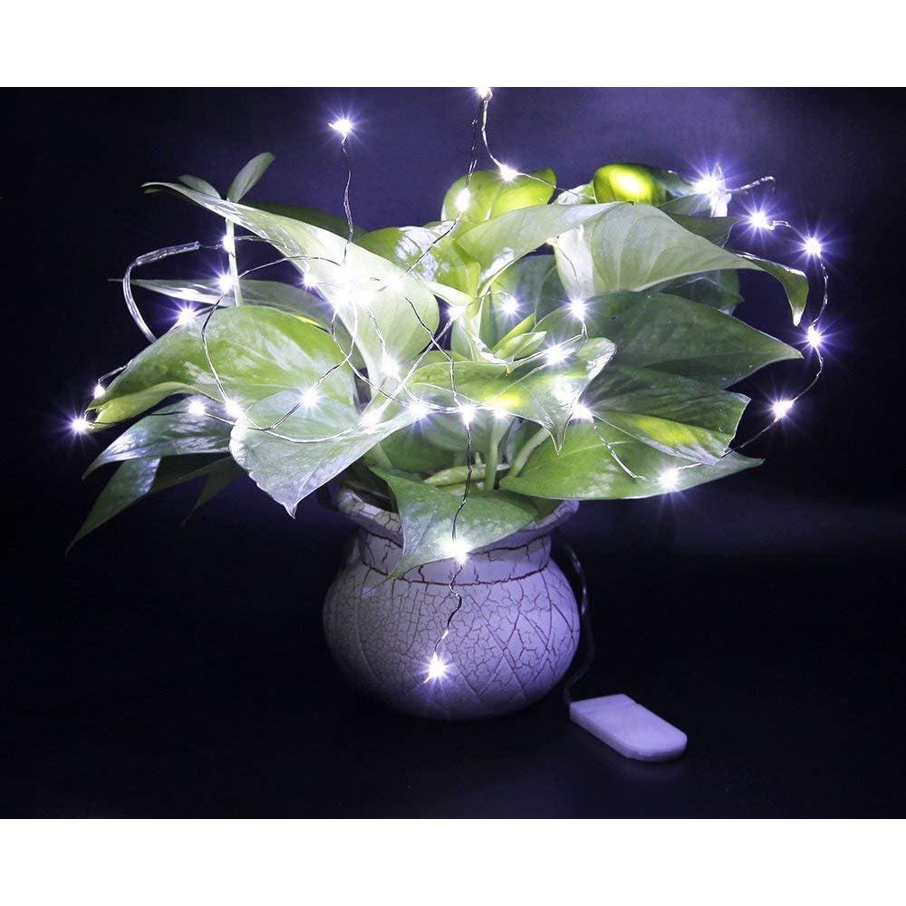 Paquete de 3 luces LED de cuerda HDSHIMAO 2m con 20 micro LED