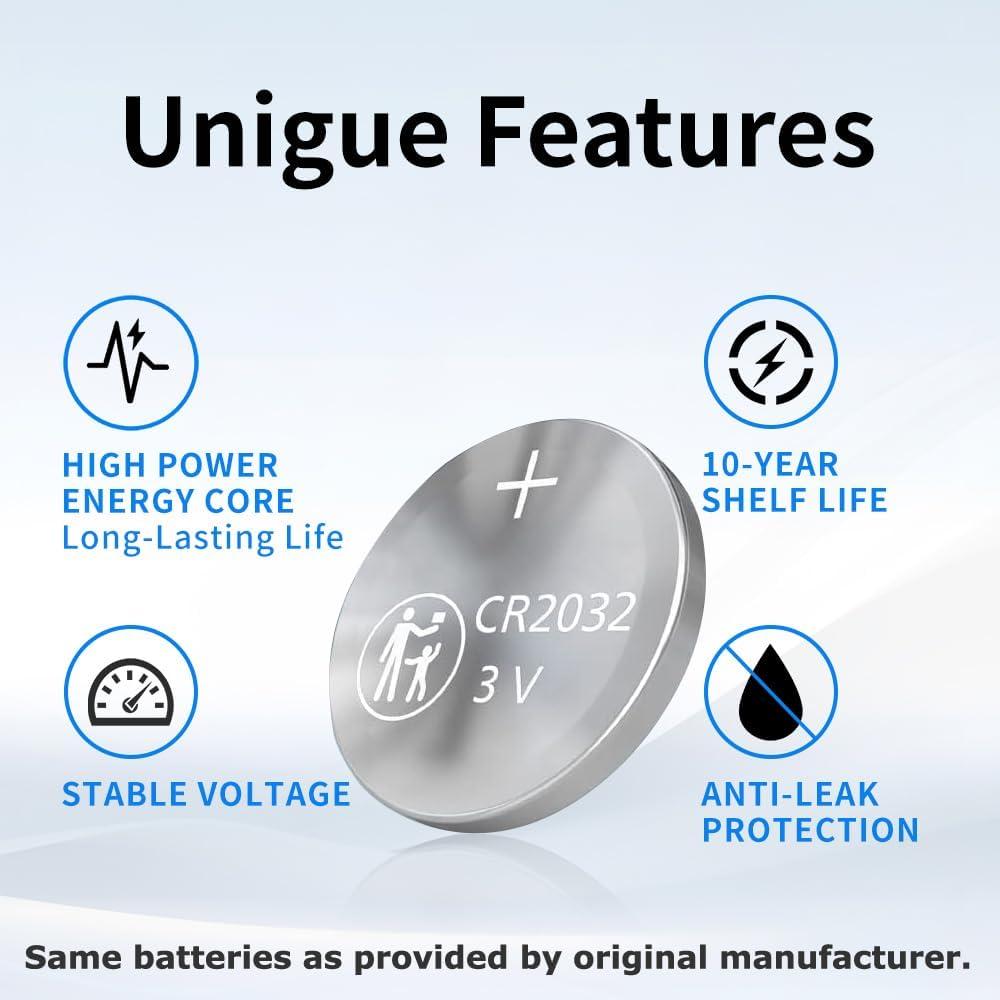 Batería CR2032 para Llave Remota Chevy GMC - 2 Piezas