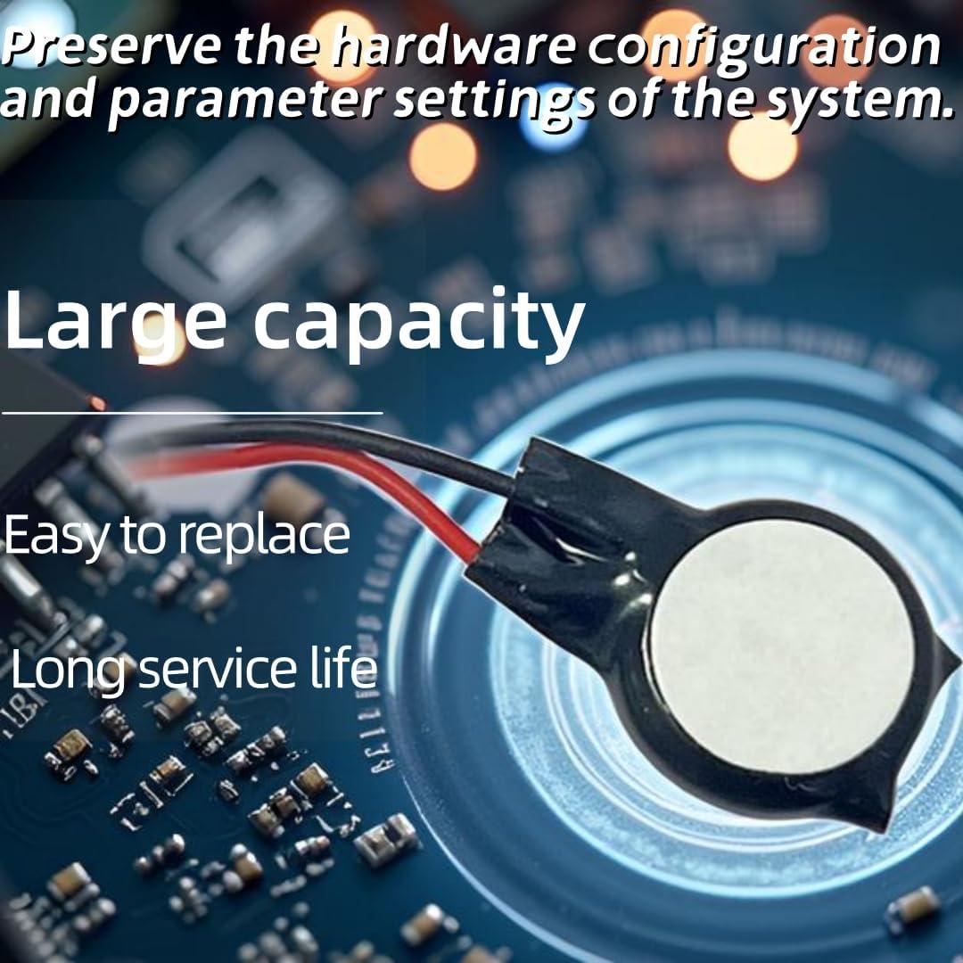 Batería CMOS CR2032 HSSDTECH para HP y Dell - 1 pieza