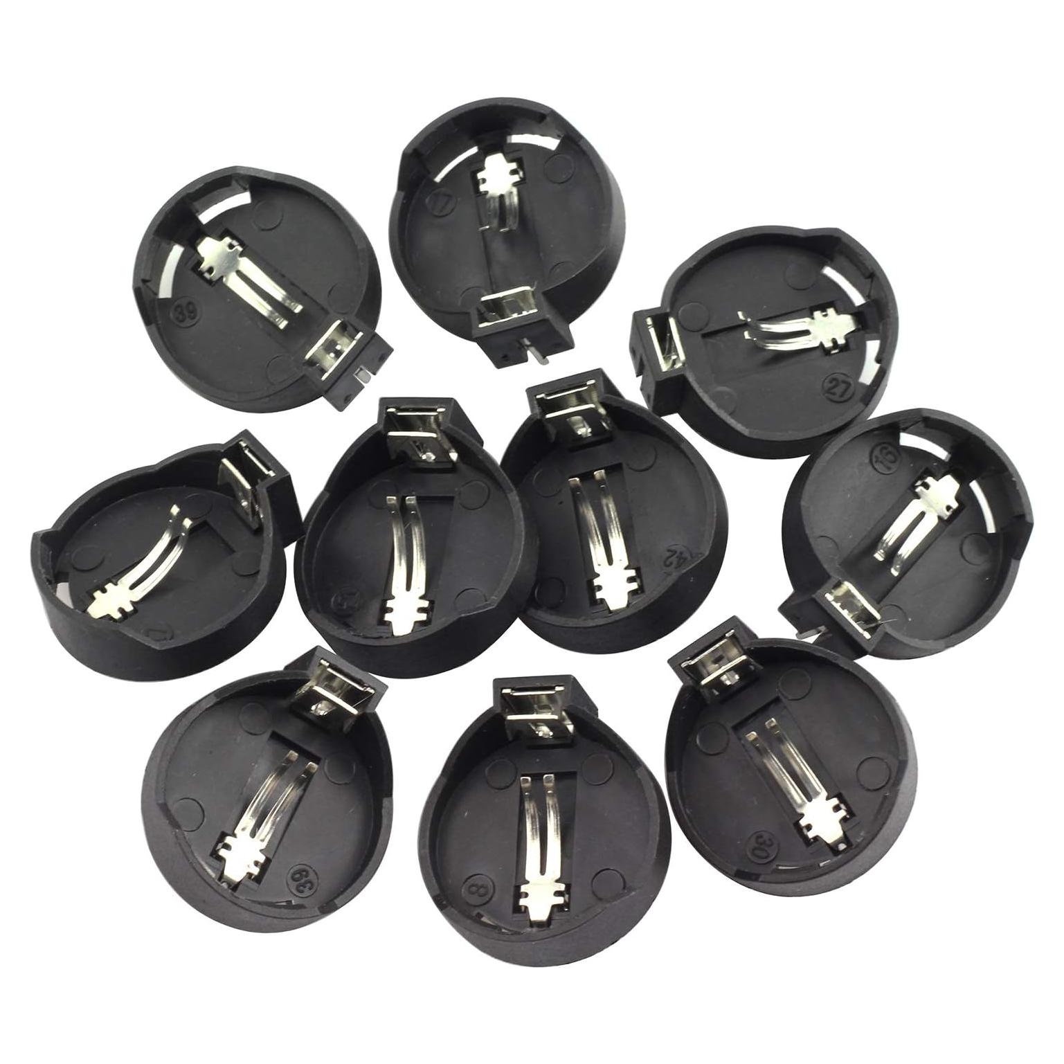 Soporte de Batería CR2032 CR2025 CR2016 Tegg 10 PCS 3V
