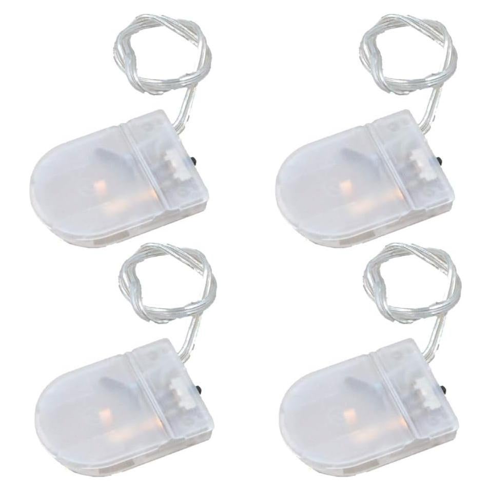 Paquete de 4 Soportes de Batería CR2032 con Interruptor 3V