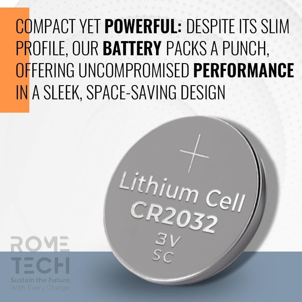 Batería CR2032 para llavero Ford - Rome Tech - 1 paquete