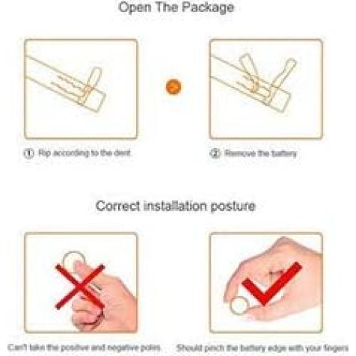 Baterías de Litio CR2032 3V SKOANBE - 8 Piezas