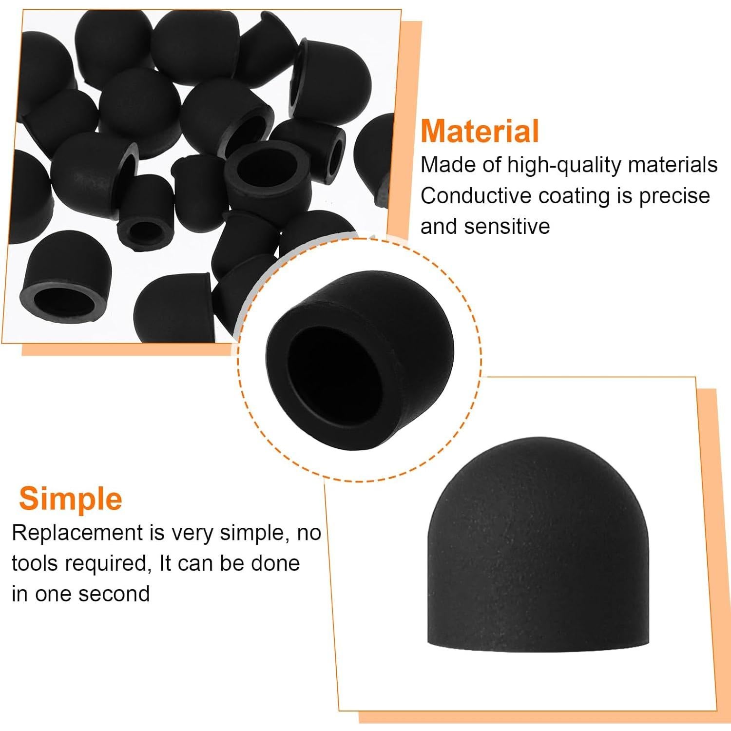 Juego de 40 Puntas de Silicona para Estilógrafos Bremorou