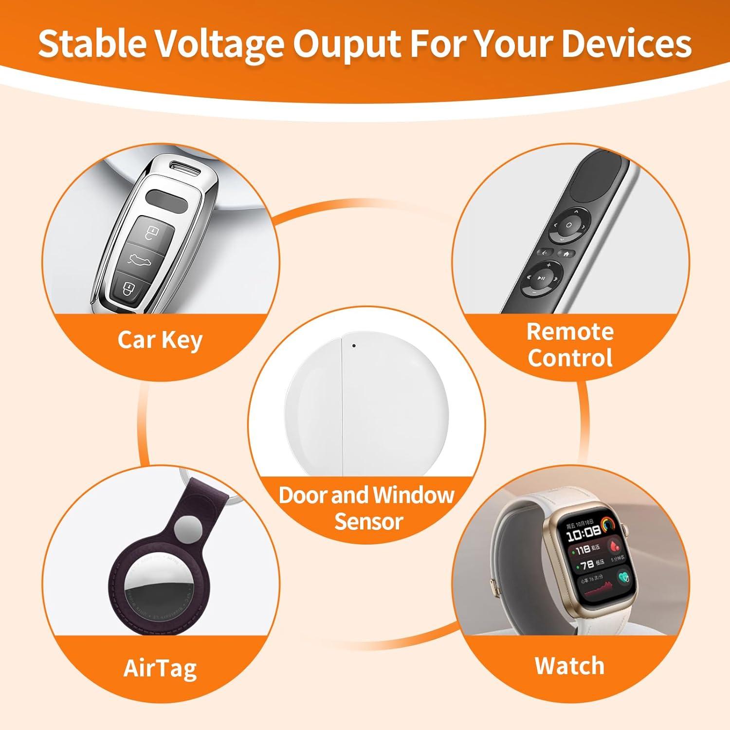 Paquete de 5 Baterías CR2450 ViCep 650mAh 3V Celda de Botón