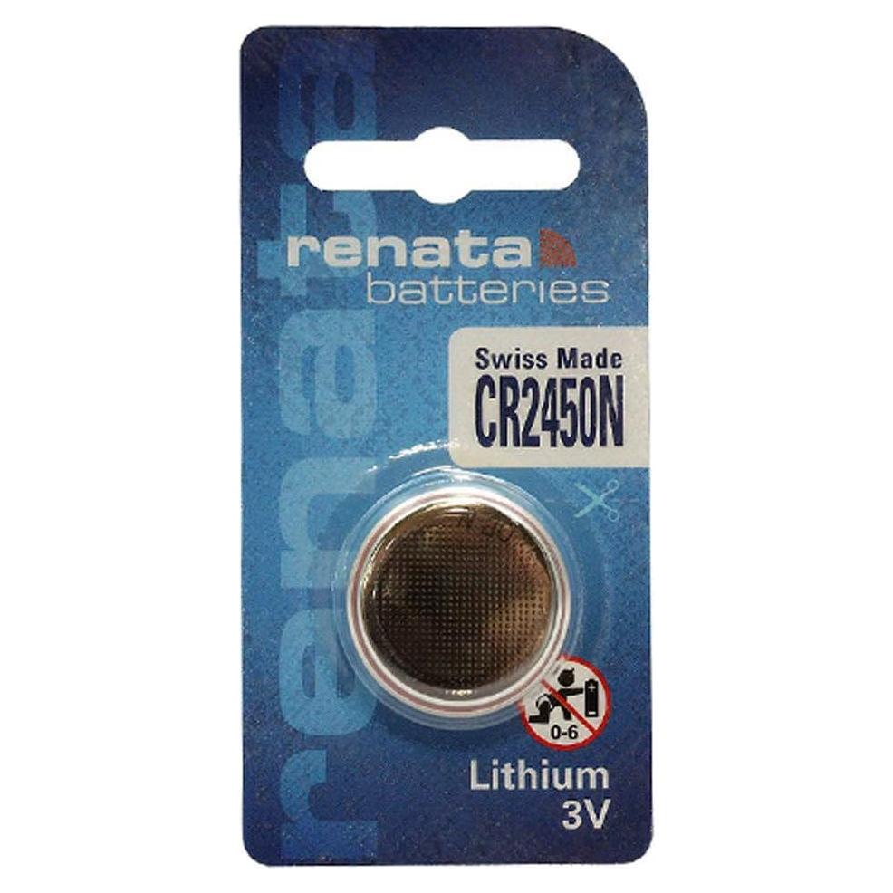 2 Baterías de Litio Renata CR2450 540mAh 3V - Alta Capacidad