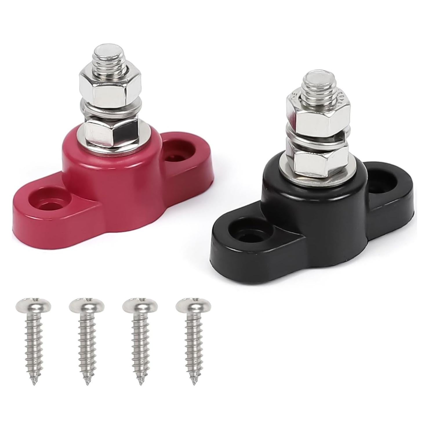 Hovom Bloques de Conexión de Batería 12V Aislados 2 Piezas