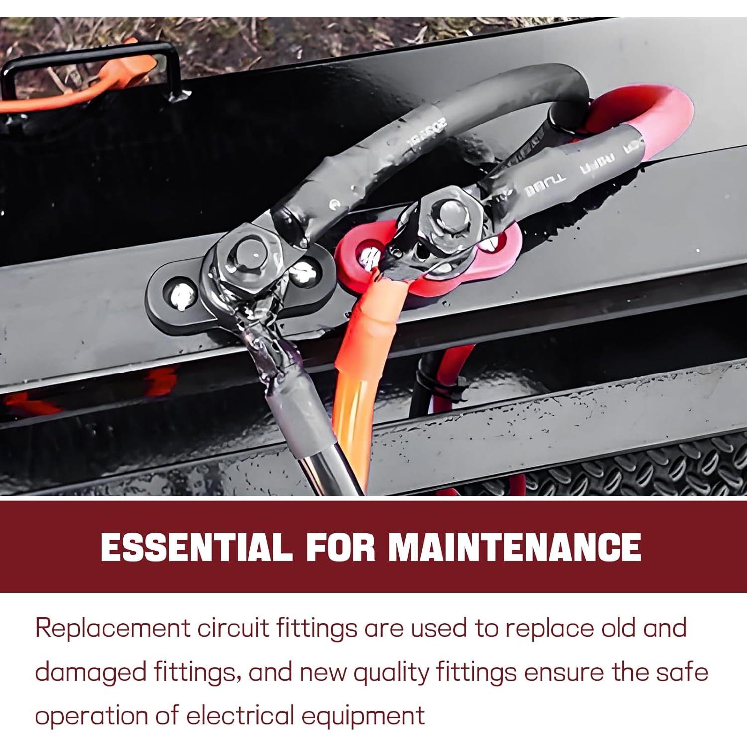 Hovom Bloques de Conexión de Batería 12V Aislados 2 Piezas