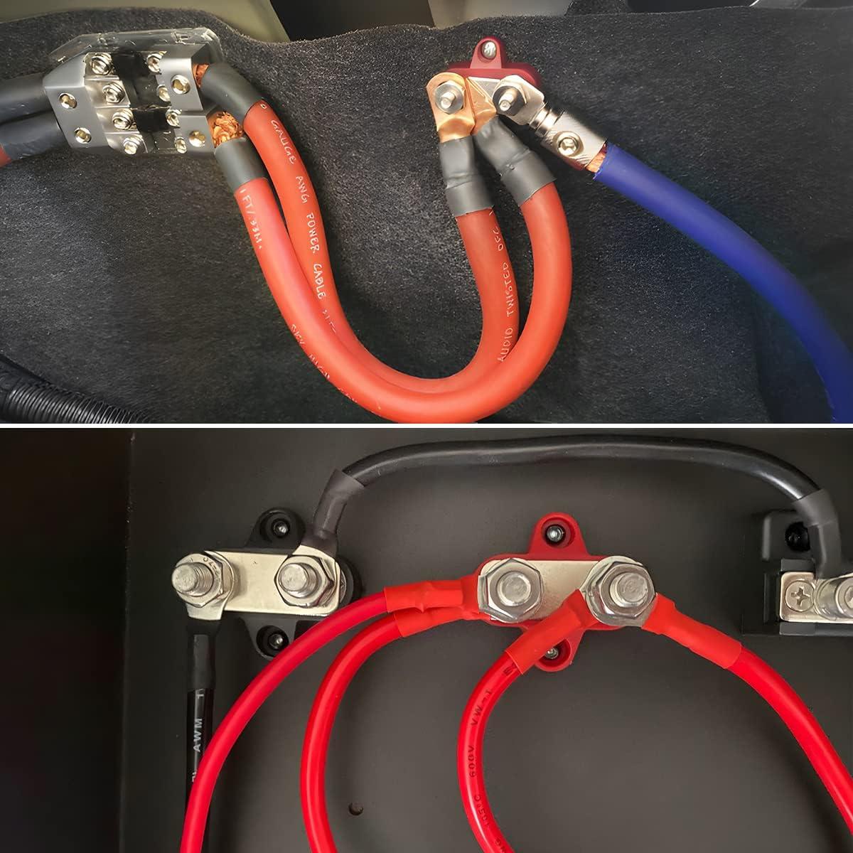 Terminales de Batería BELOMI M8 Doble Estudio 12V Aislados