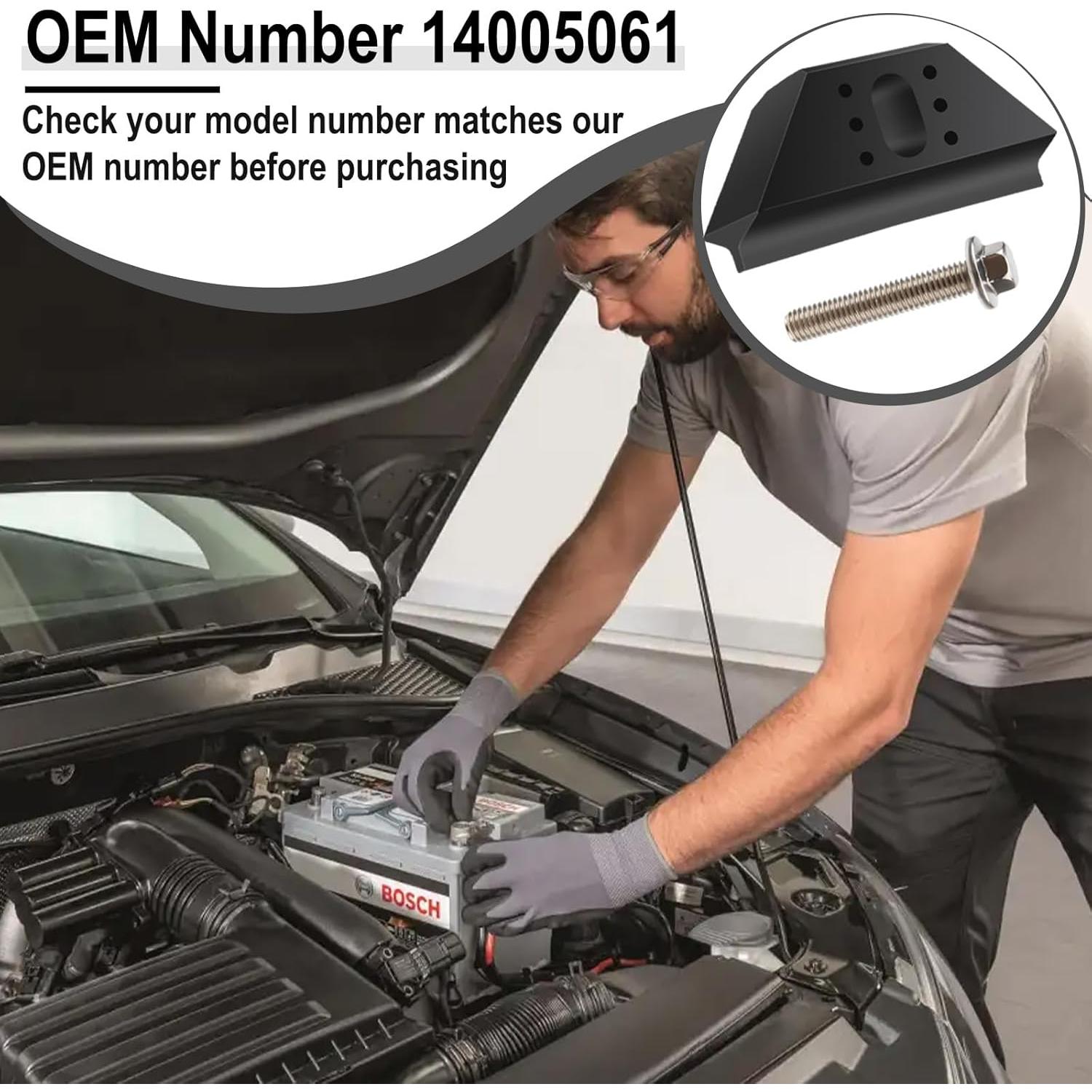 Base de sujeción de batería Ecocstm con tornillos 14005061