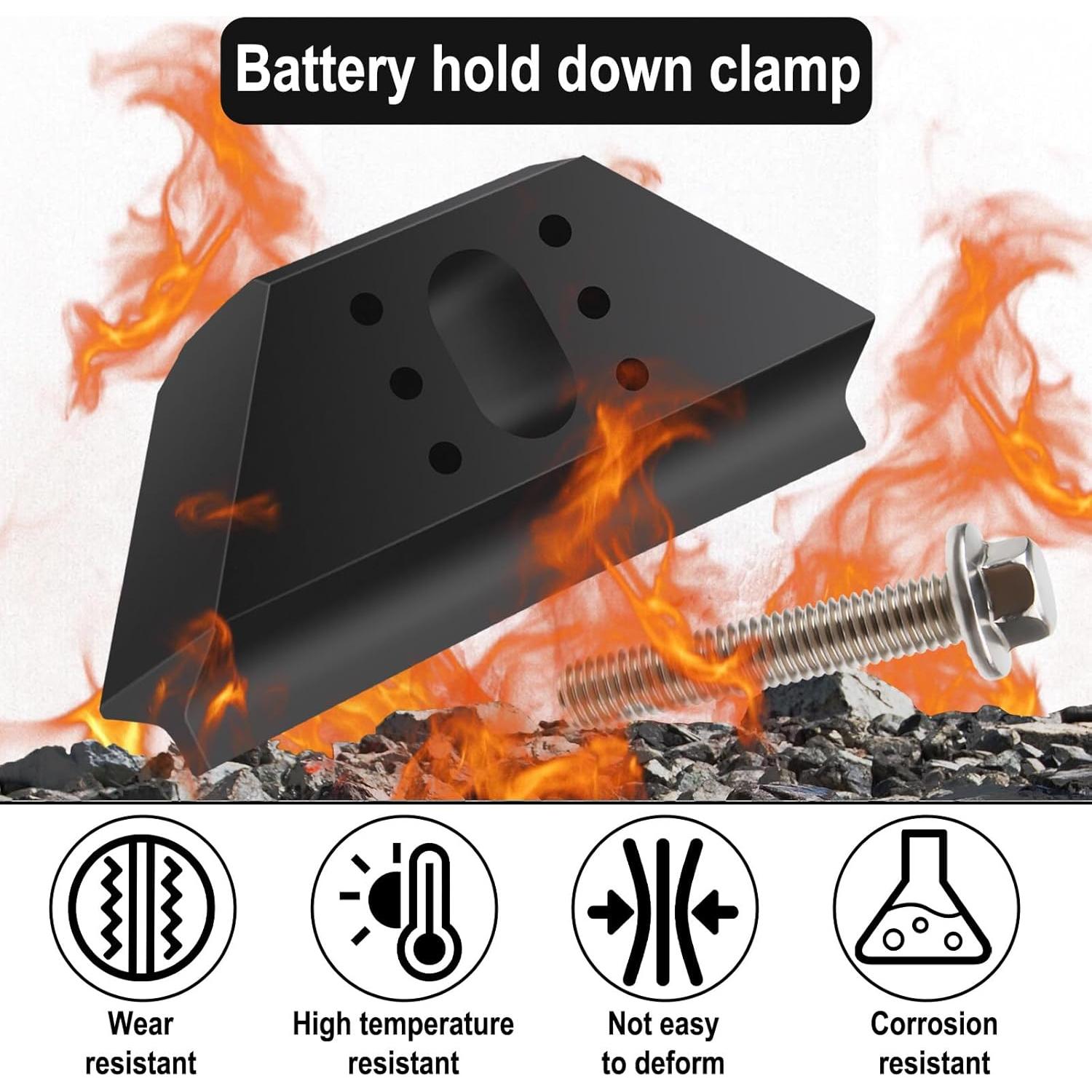 Base de sujeción de batería Ecocstm con tornillos 14005061