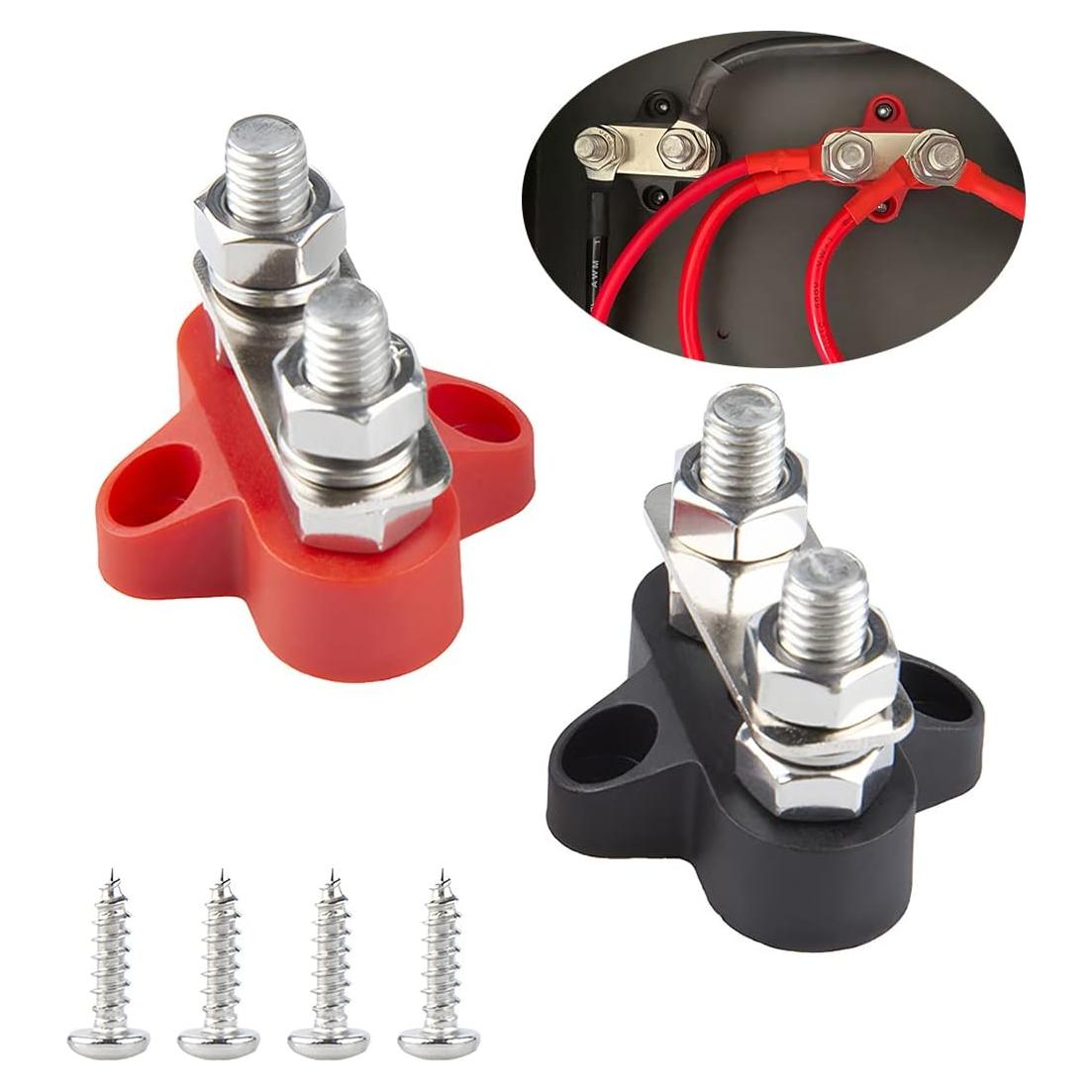 Bloque de Terminales Aislados Zipelo M8 48V para Coche y Barco