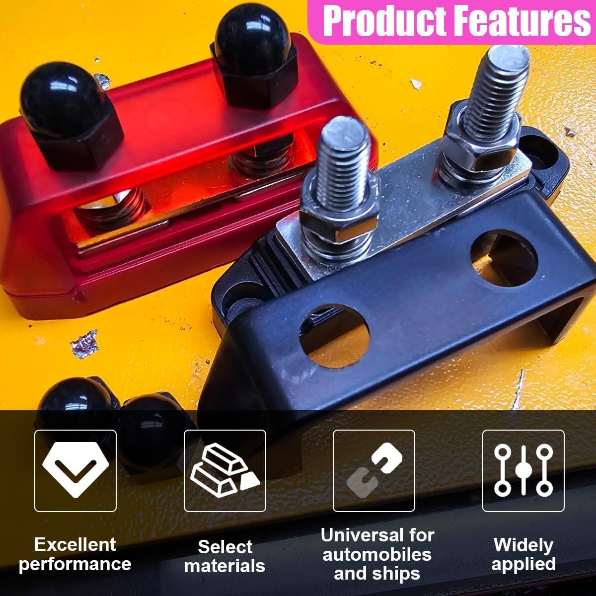 Bloque de Distribución de Energía M8 UHANBUT 250A 48V CC