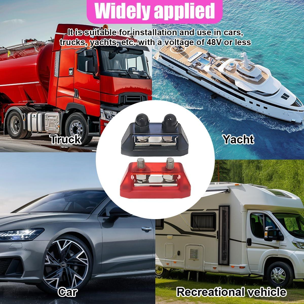 Bloque de Distribución de Energía M8 UHANBUT 250A 48V CC