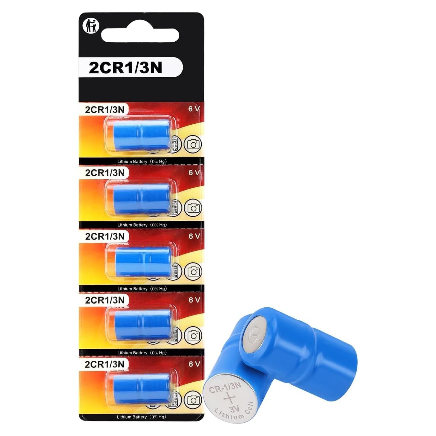 Baterías 2CR1/3N 6V JOXIYECLTL para Collares de Perro (5PCS)