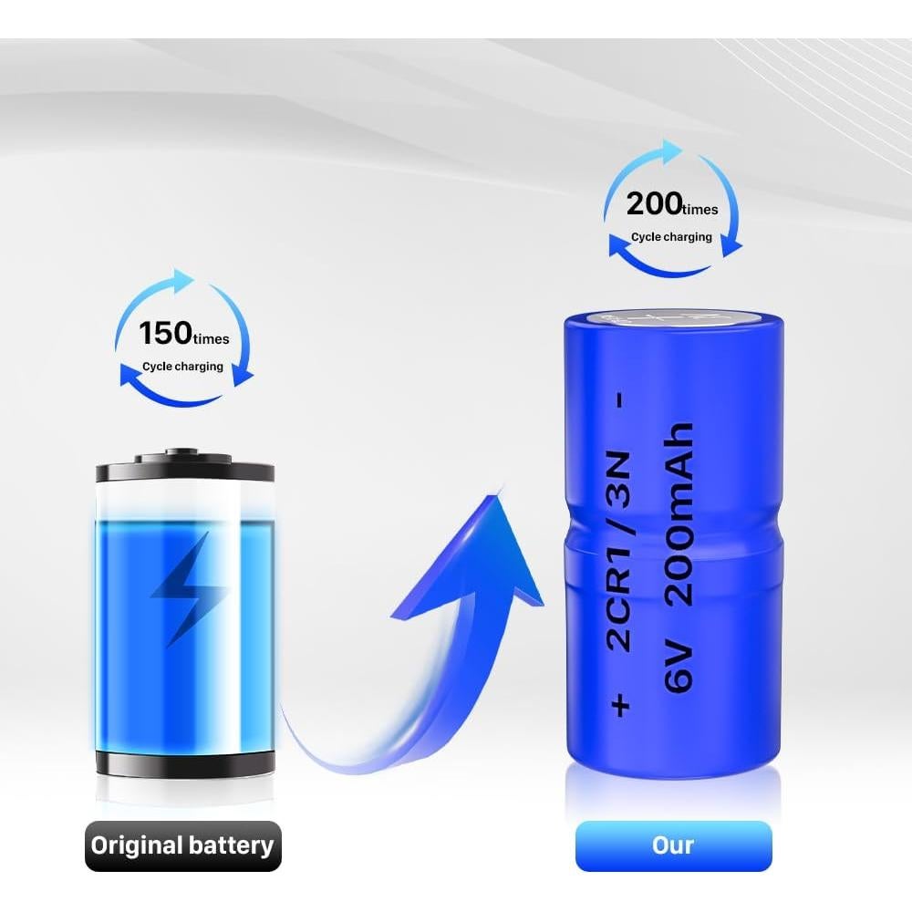 Baterías de Litio 2CR1/3N 6V 200mAh - Paquete de 4