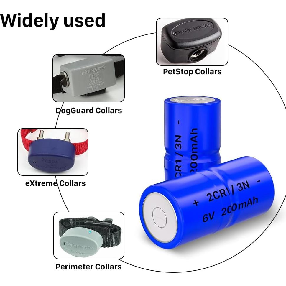 Baterías de Litio 2CR1/3N 6V 200mAh - Paquete de 4