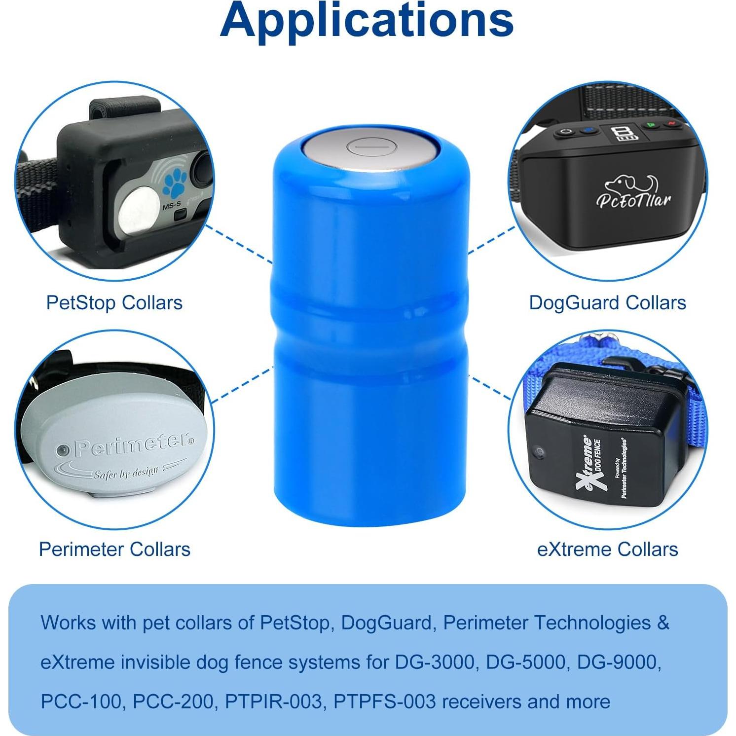 Batería 2CR1/3N 6V 170mAh Lfeeuiaty para Collares de Perro - Paquete de 10