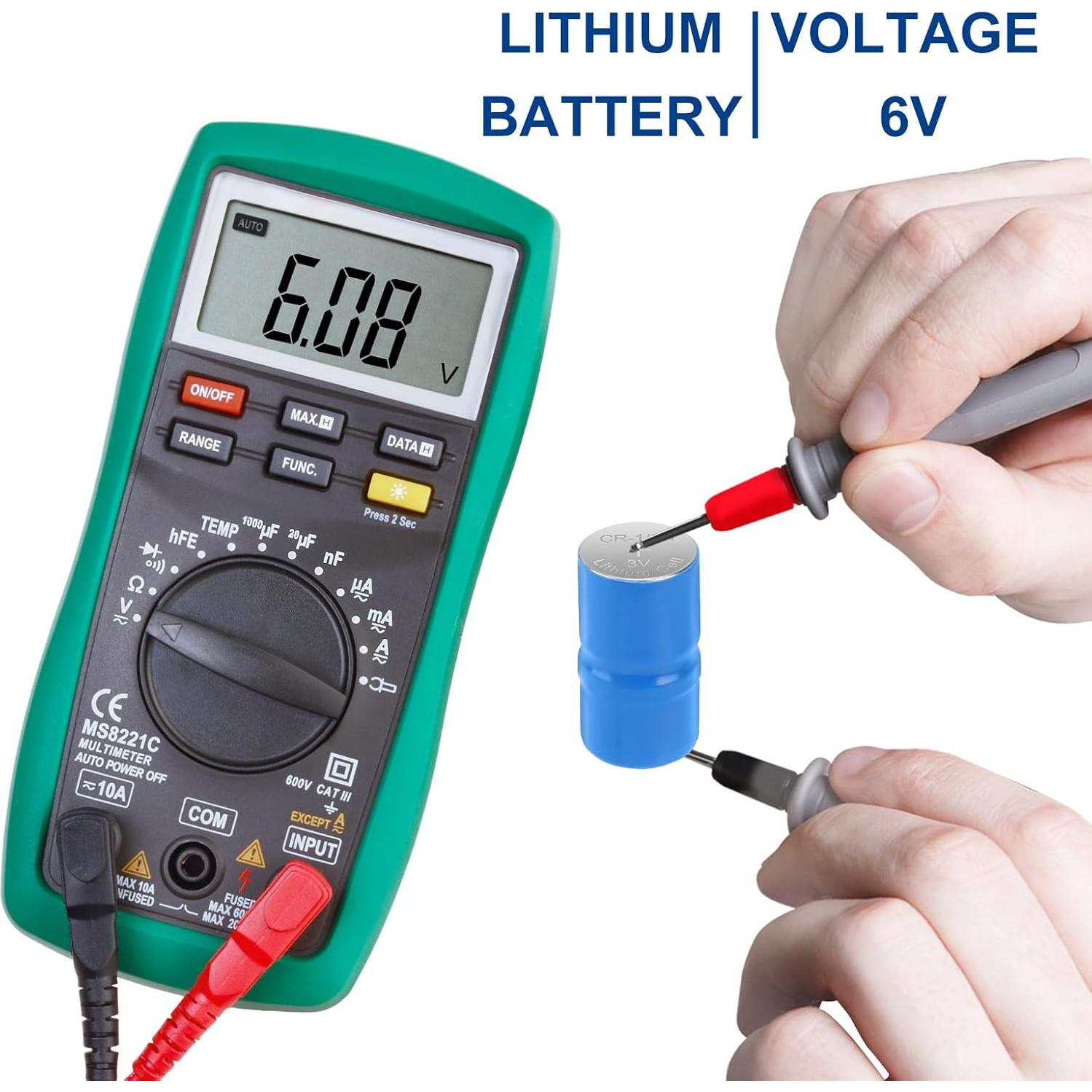 Batería 2CR1/3N 6V 170mAh Lfeeuiaty para Collares de Perro - Paquete de 10