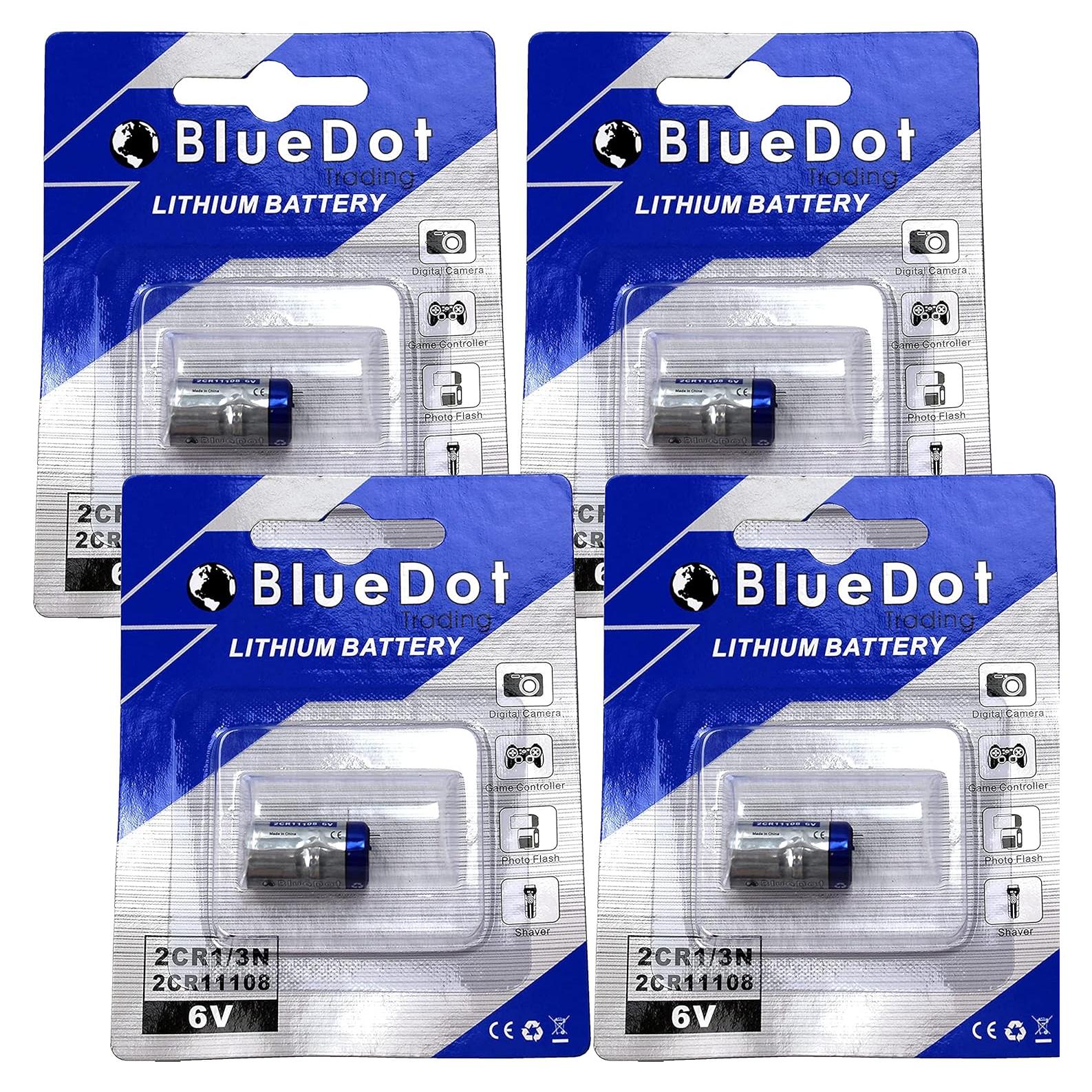 Batería de Litio 2CR1/3N BlueDot Trading - 4 Unidades