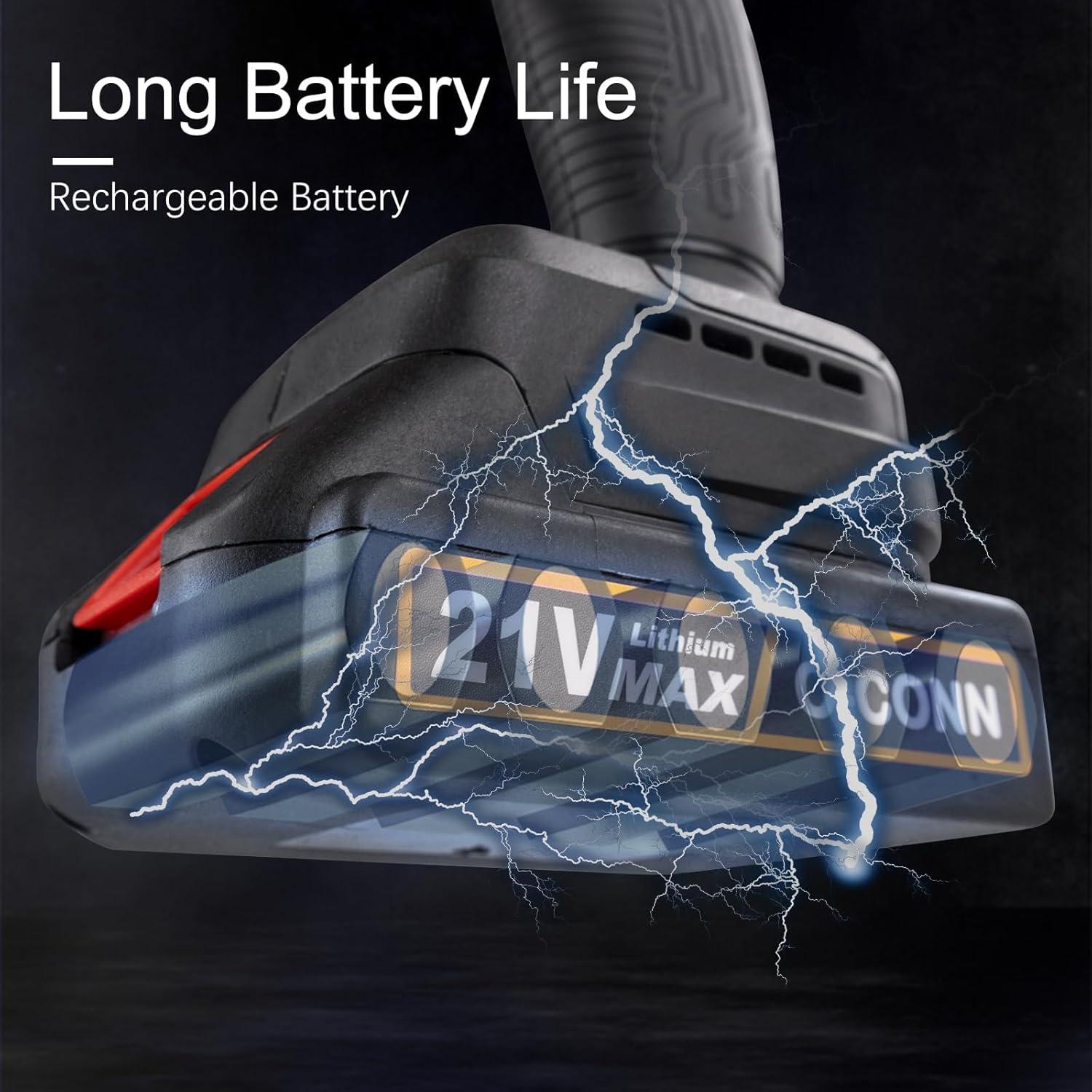 Batería Recargable O-CONN 21V MAX 2000mAh para Motosierra