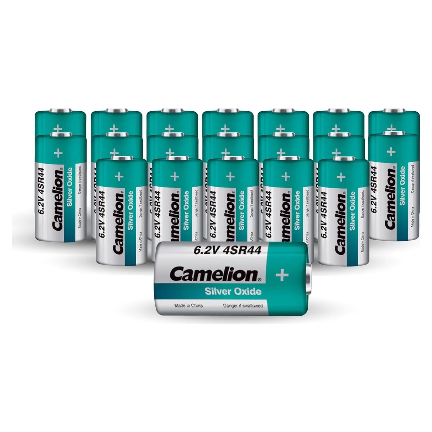 Baterías de Óxido de Plata Camelion 4SR44 6V - Paquete de 20