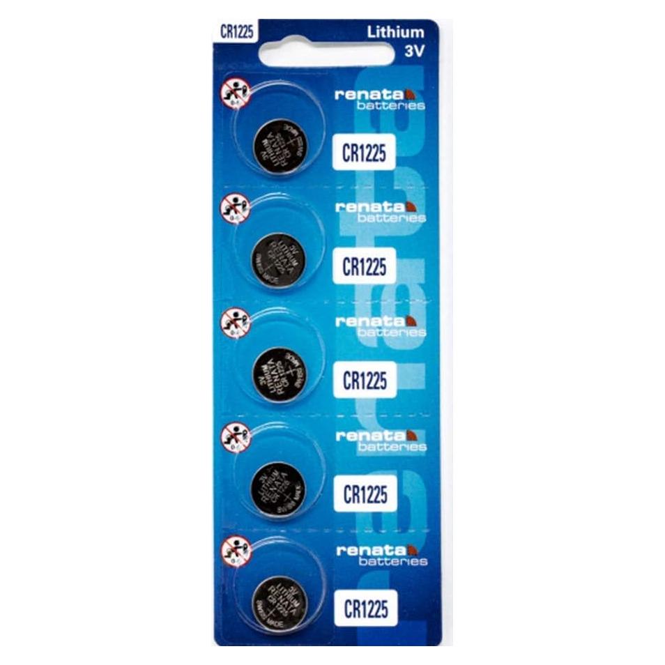 Baterías de Litio Renata CR1225 para Reloj - Paquete de 5