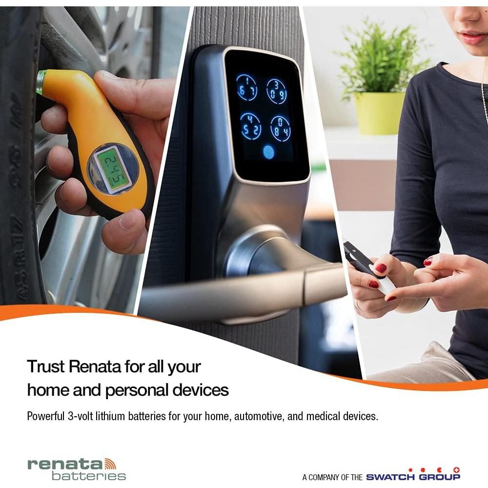Baterías de Litio Renata CR1225 para Reloj - Paquete de 5