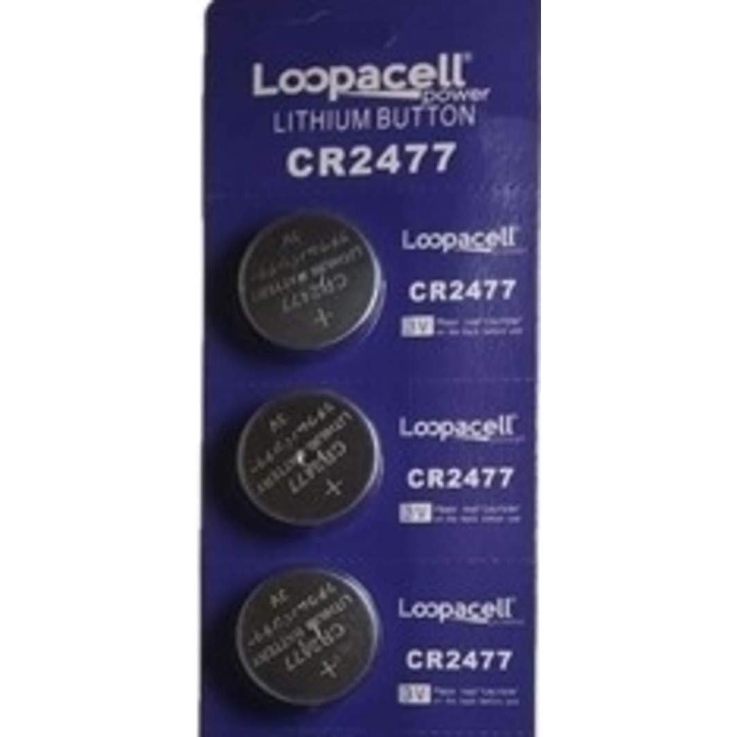 Baterías de Litio LOOPACELL CR2477 3V - Paquete de 3 Unidades
