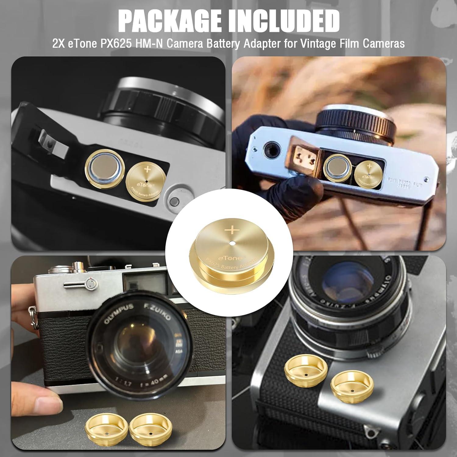 Adaptador de Batería de Metal eTone para Cámaras PX625 MR9