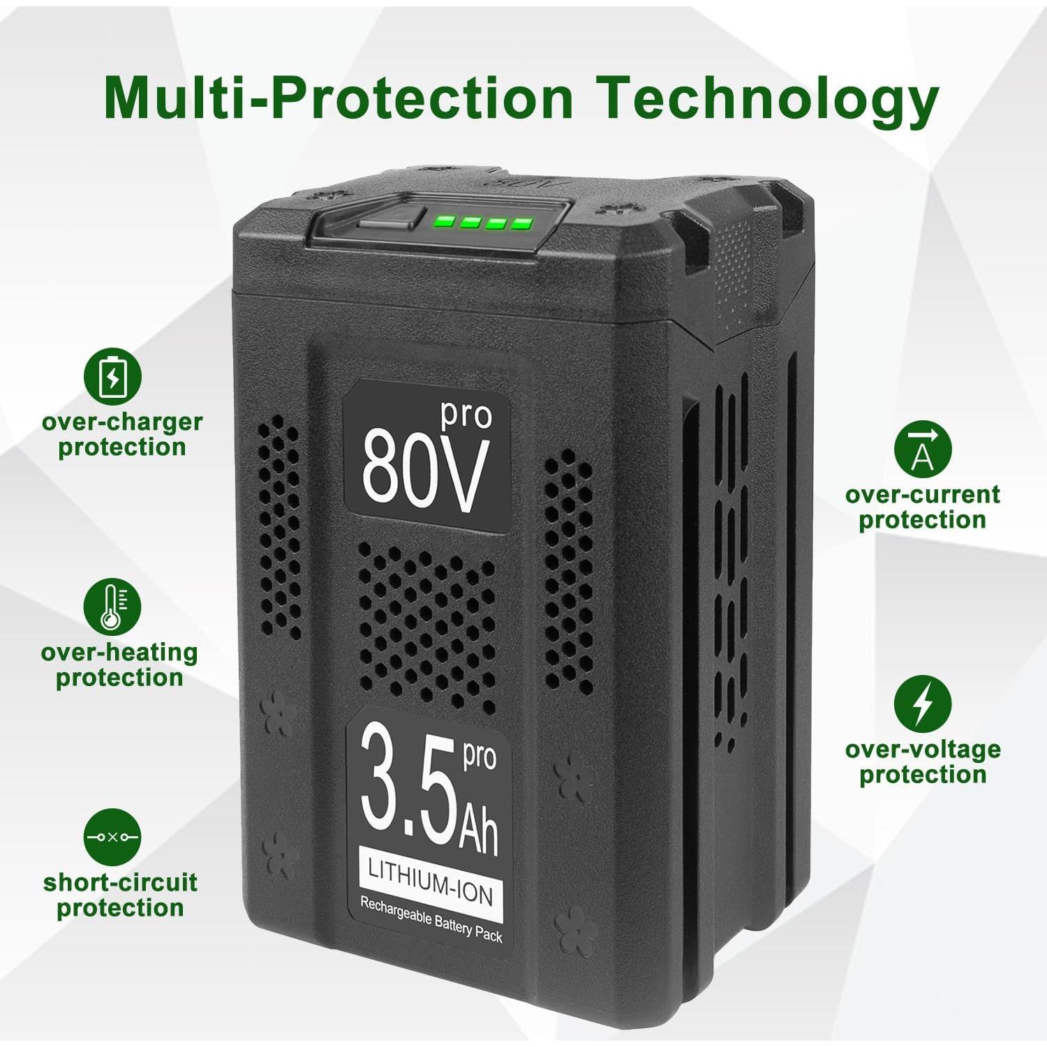 Batería de Litio 80V 3500mAh DTK para Herramientas Kobalt