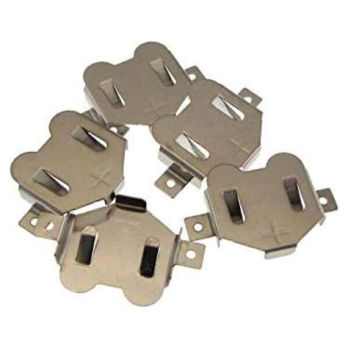 Battery Contact Clip SMD for CR1220 Coin Cell Battery - Pack of 5
