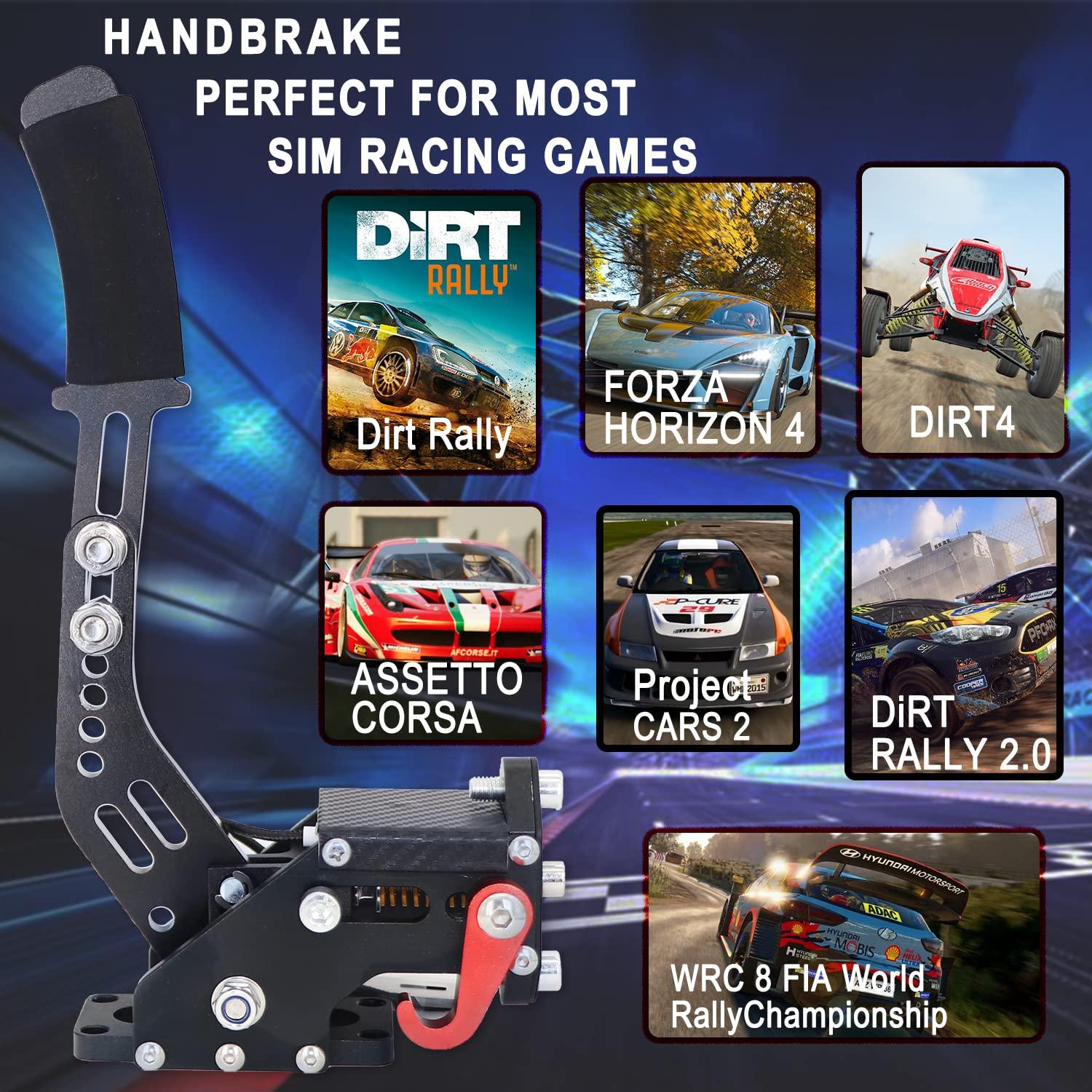 Freno de Mano USB Nejoney para SIM Racing con Abrazadera