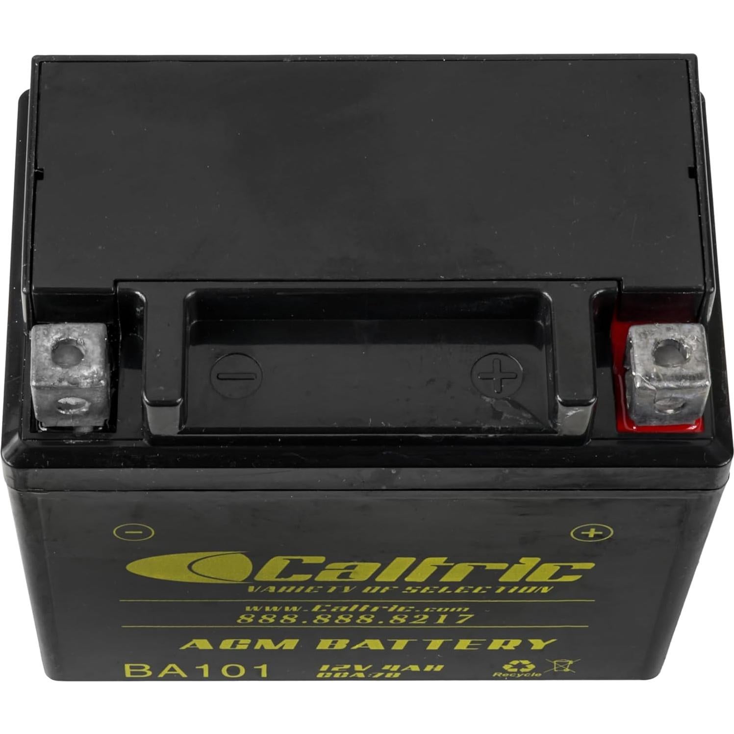Batería AGM Caltric 12V para Honda TRX90 2006-2016