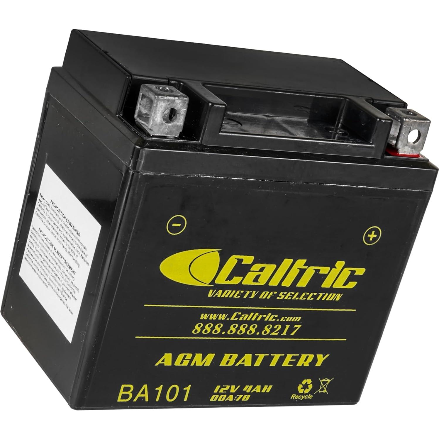 Batería AGM Caltric 12V para Honda TRX90 2006-2016