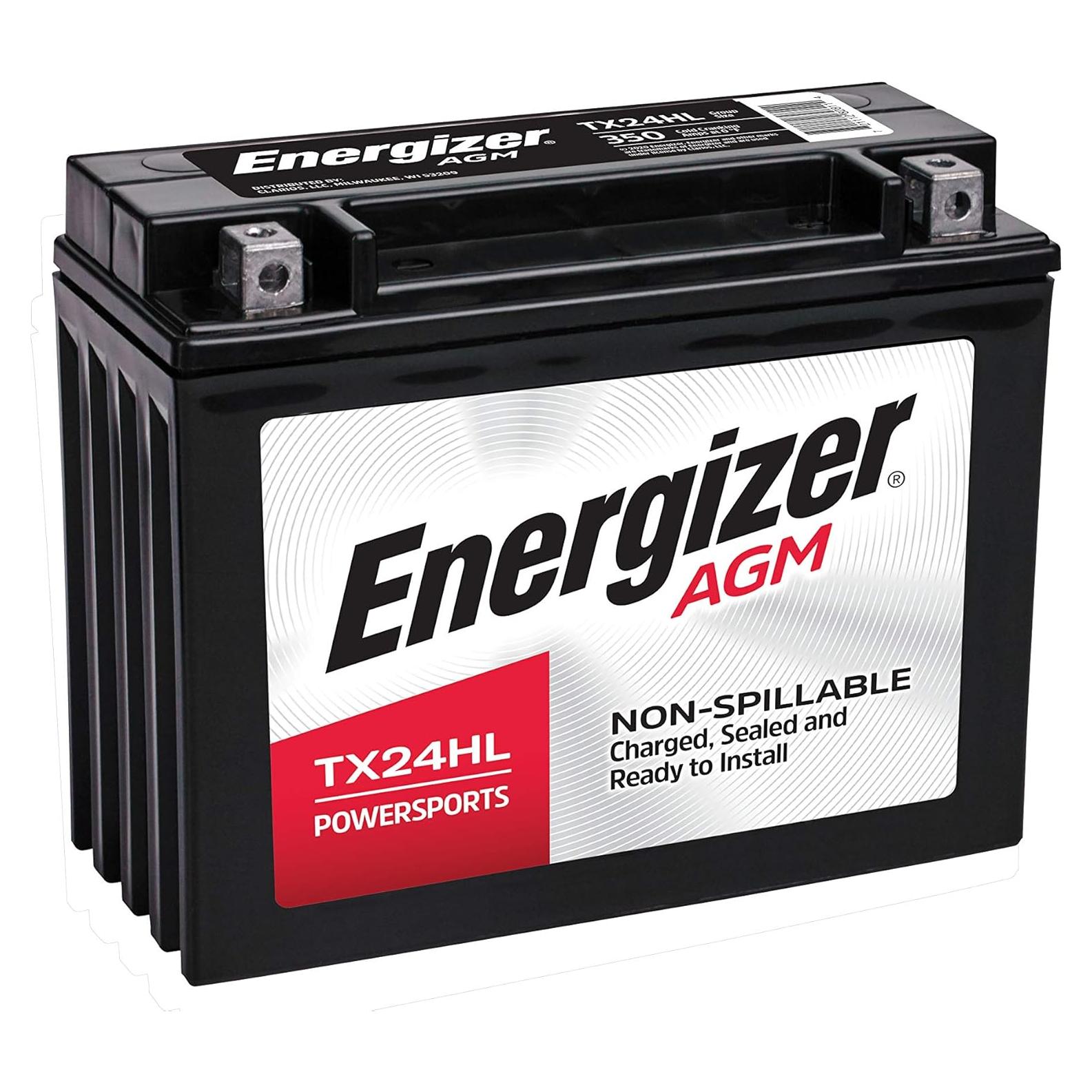 Batería AGM Energizer TX24HL 12V 21Ah para Motocicletas y ATV