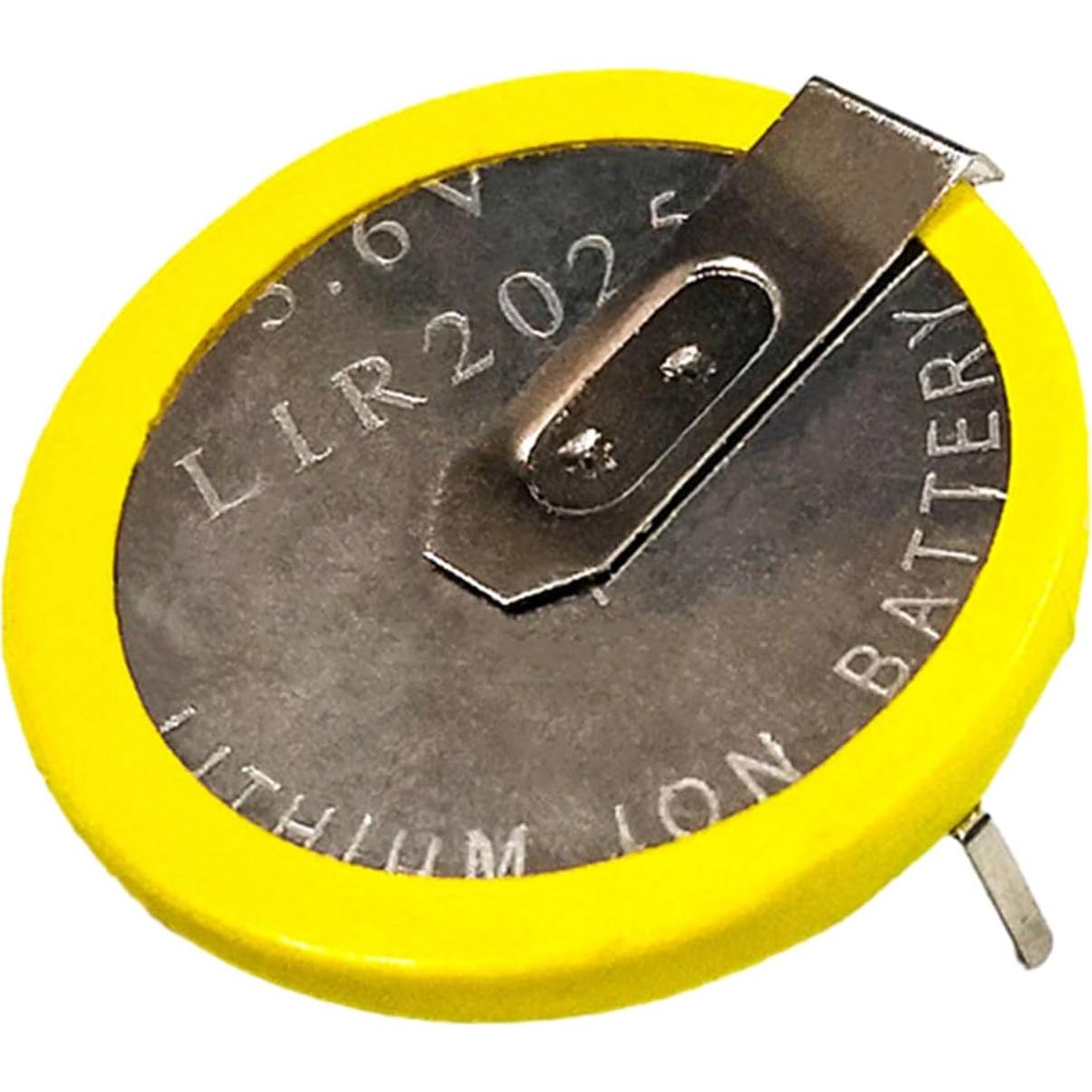 Paquete de 2 Baterías Recargables LIR2025 3.6V Decours