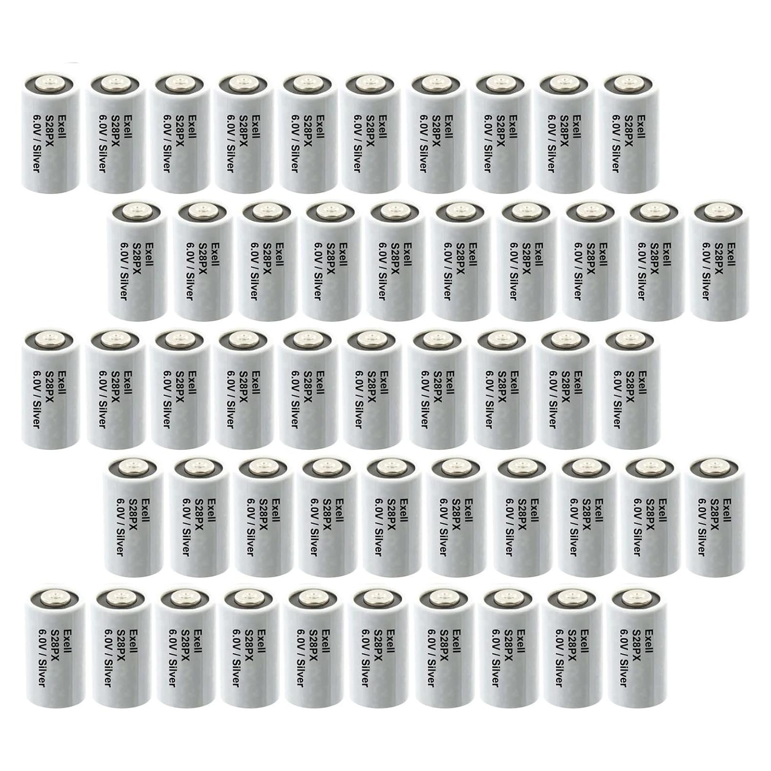 Batería de Óxido de Plata Exell S28PX 6V 50pcs 4SR44