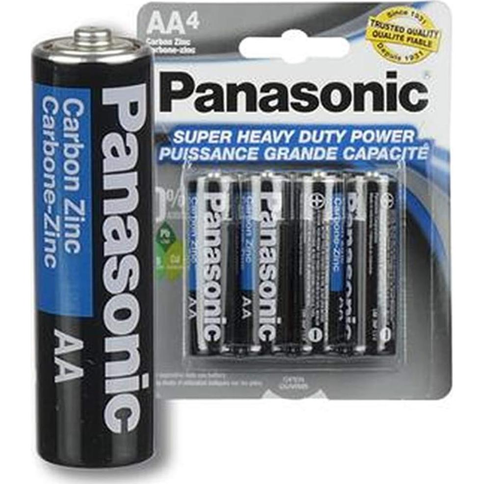 Baterías AA Panasonic 24 Pcs Carbono Zinc 1.5V Uso General