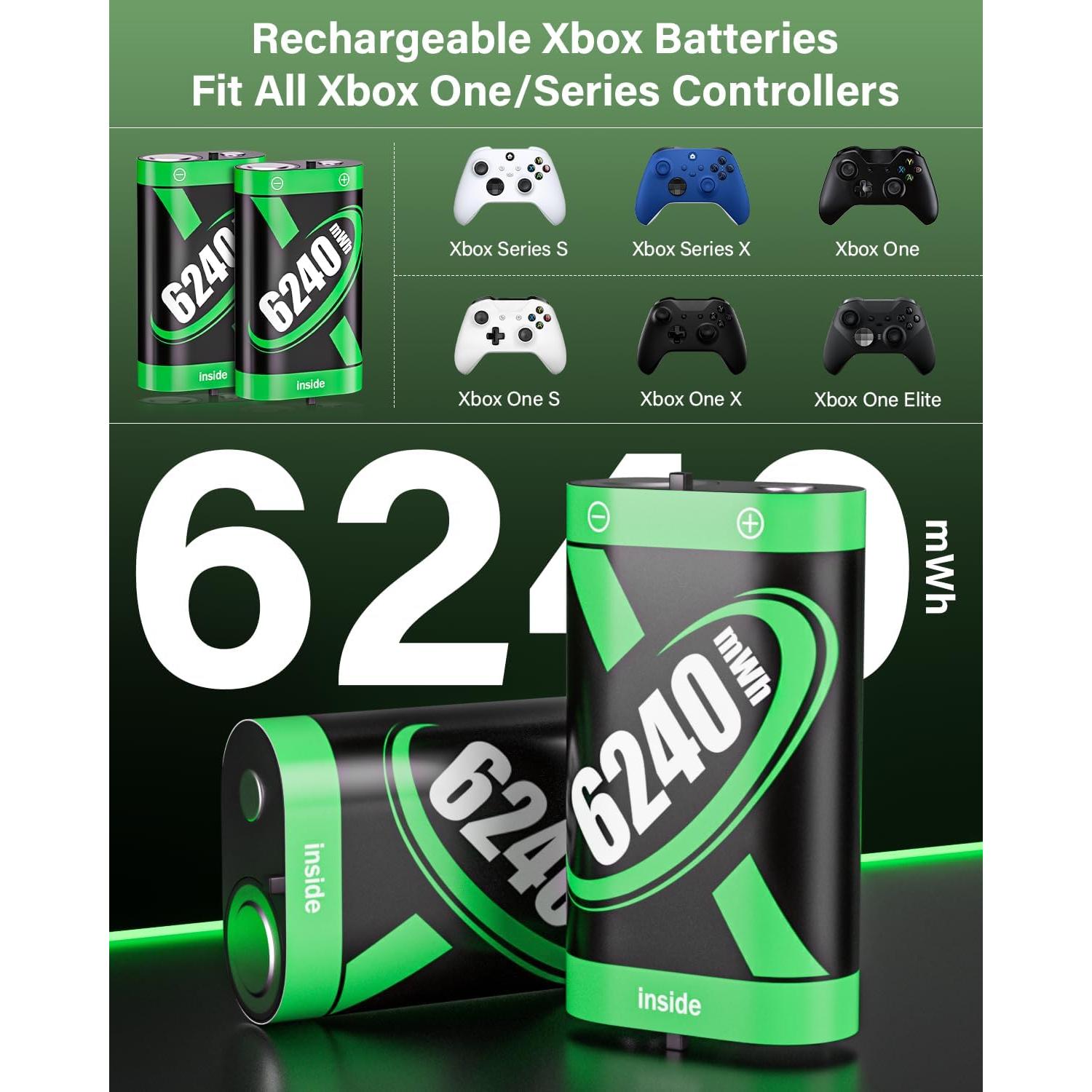 Paquete de Batería Recargable ZRZLMVP para Xbox One/S/X