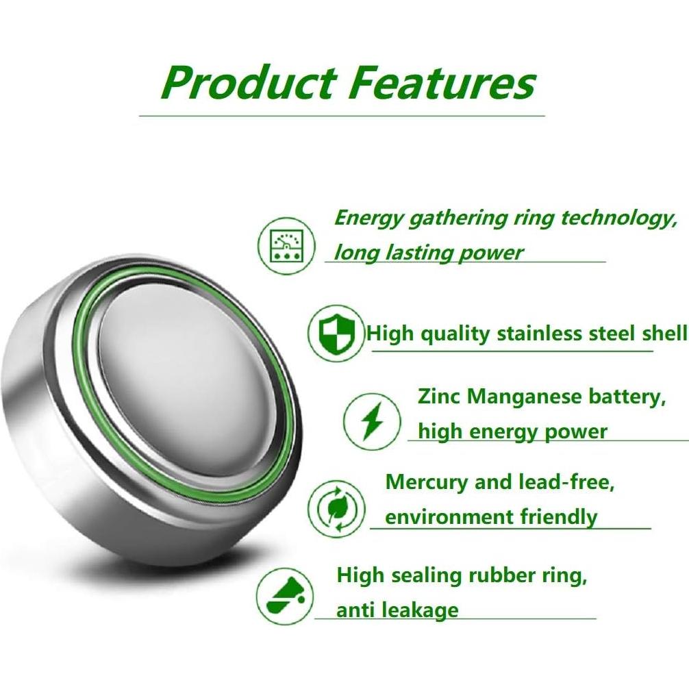 Paquete de 20 Baterías AG13 Cotchear 1.5V Alcalinas