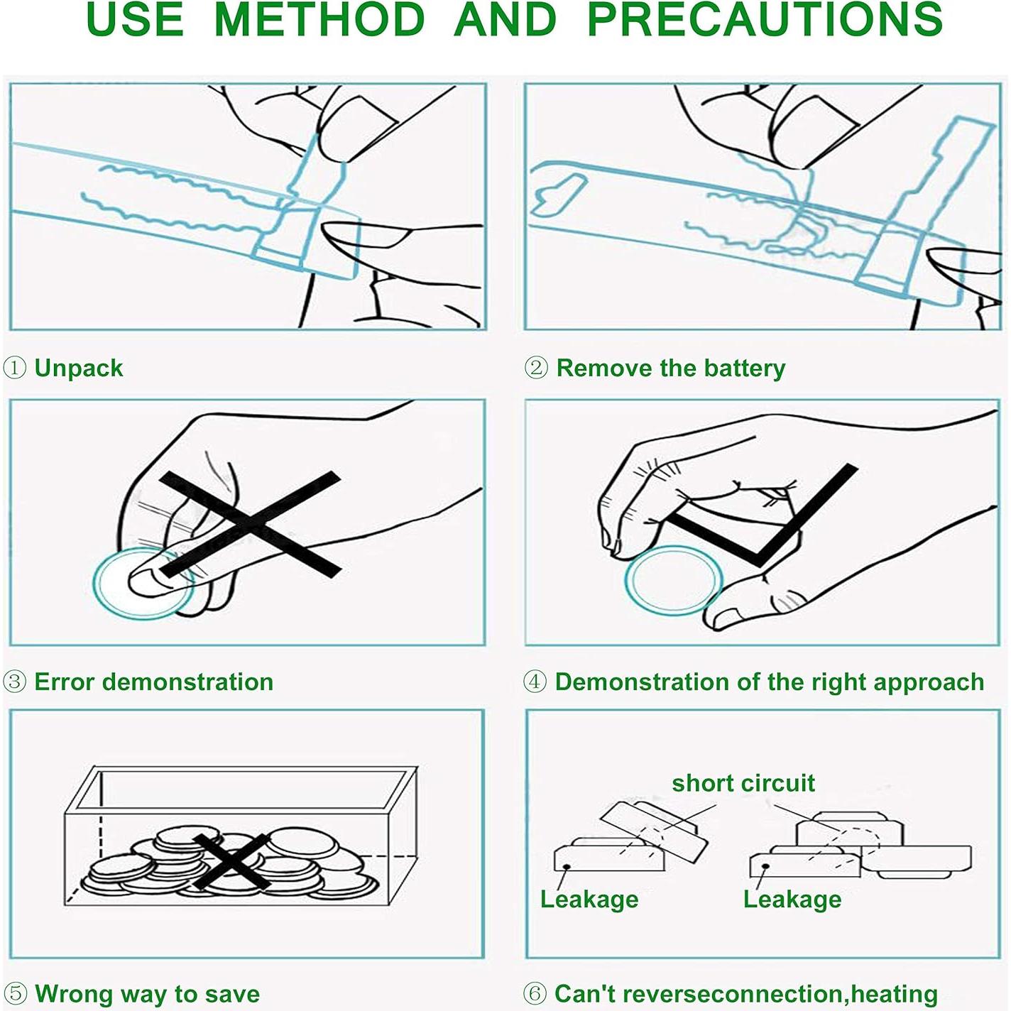 Paquete de 20 Baterías JNKXIXI LR44 1.5V para Electrónicos